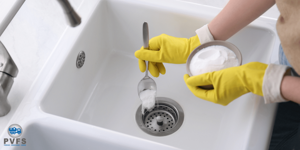 déboucher canalisation bicarbonate