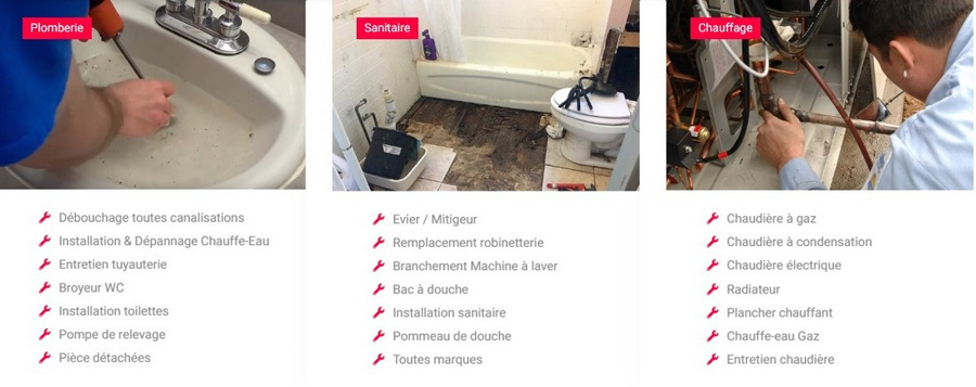 prix intervention plombier debouchage