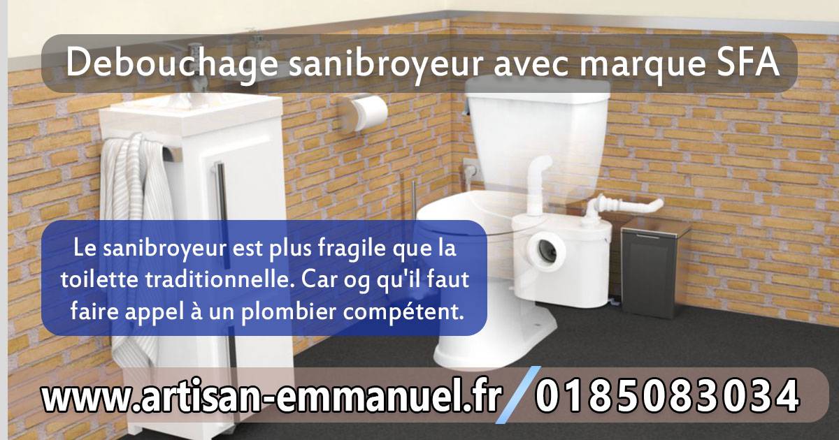 Tarifs de débouchage pour votre sanibroyeur : Trouvez le meilleur prix !