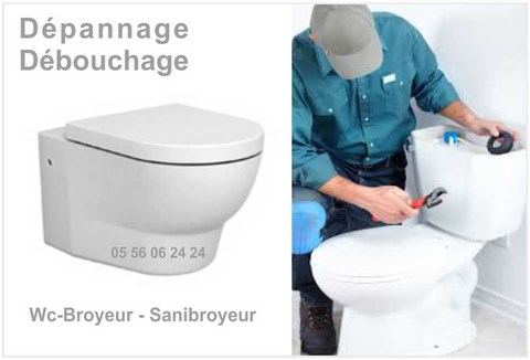 sanibroyeur deboucher