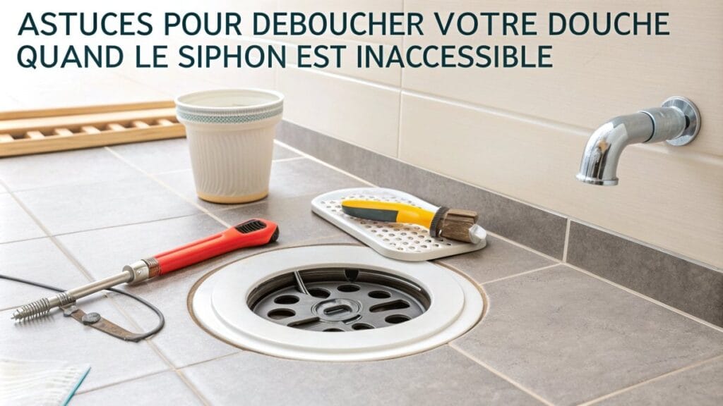déboucher douche italienne